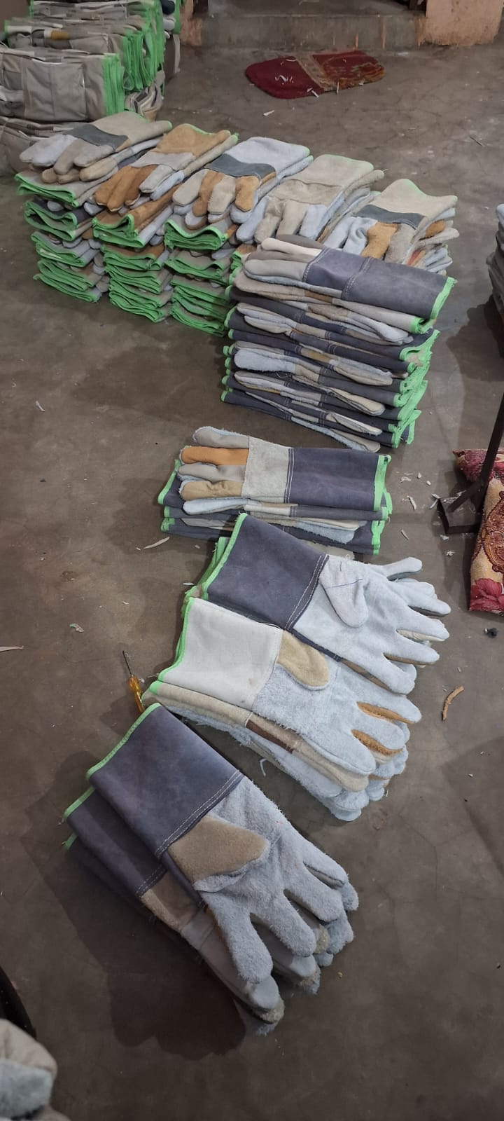 14 Inch Multi Leather Safety Gloves 3